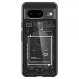 Spigen Google Pixel 8 -suojakuori Ultra Hybrid Zero One, musta