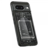 Spigen Google Pixel 8 -suojakuori Ultra Hybrid Zero One, musta