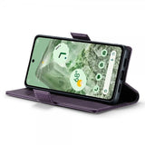 CaseMe Google Pixel 8a -lompakkokotelo 023 Series Violetti