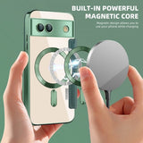 Google Pixel 8a -kotelo MagSafe Vihreä
