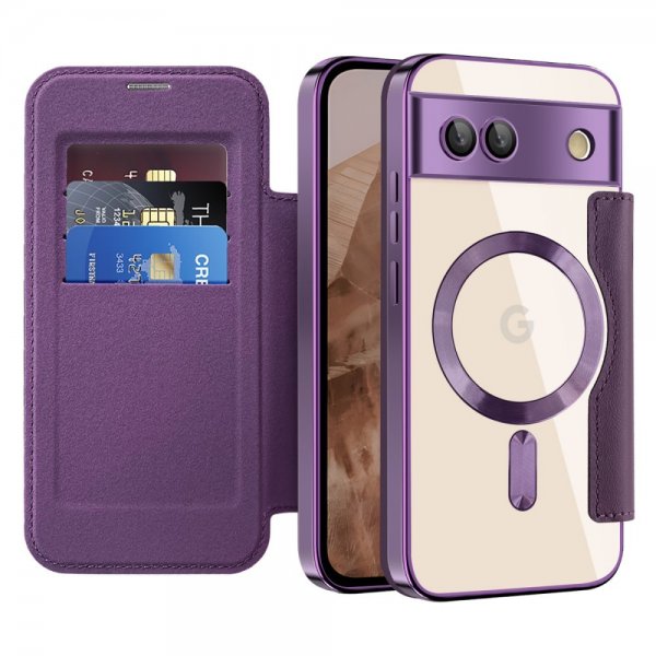 Google Pixel 8a -kuori MagSafe, violetti