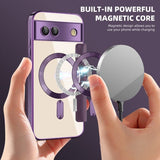 Google Pixel 8a -kuori MagSafe, violetti
