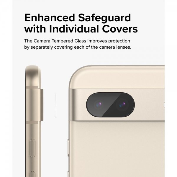 Ringke Google Pixel 8a -kameranssuoja, lasi, 3 kpl