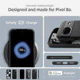 Spigen Google Pixel 8a Suojakuori Liquid Air Mattamusta