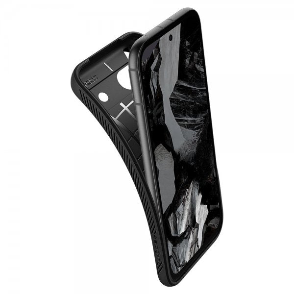 Spigen Google Pixel 8a Suojakuori Liquid Air Mattamusta