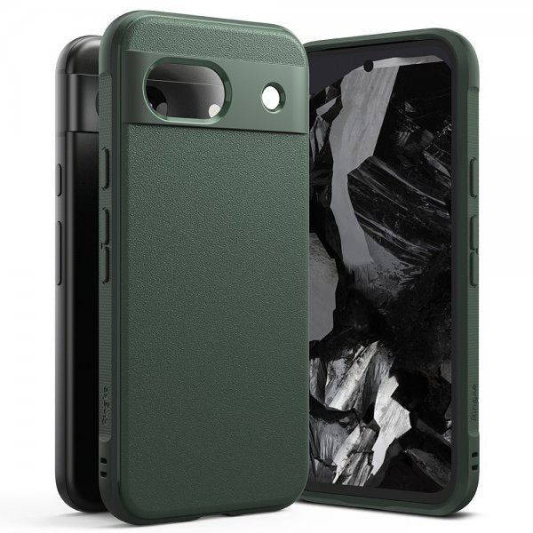 Ringke Google Pixel 8a Suojakuori Onyx Tummanvihreä