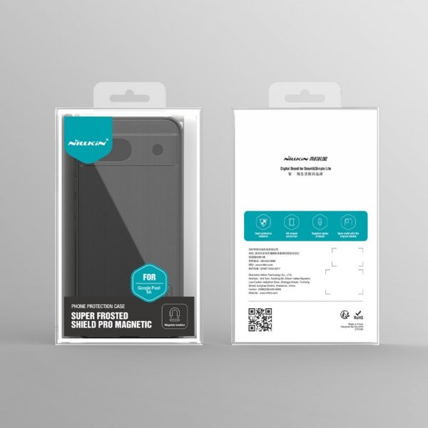 Nillkin Google Pixel 8a Kuori Super Frosted Shield Pro Musta