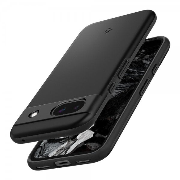 Spigen Google Pixel 8a Thin Fit -suojakuori, musta