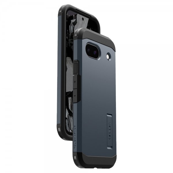Spigen Google Pixel 8a Suojakotelo Tough Armor Metal Slate