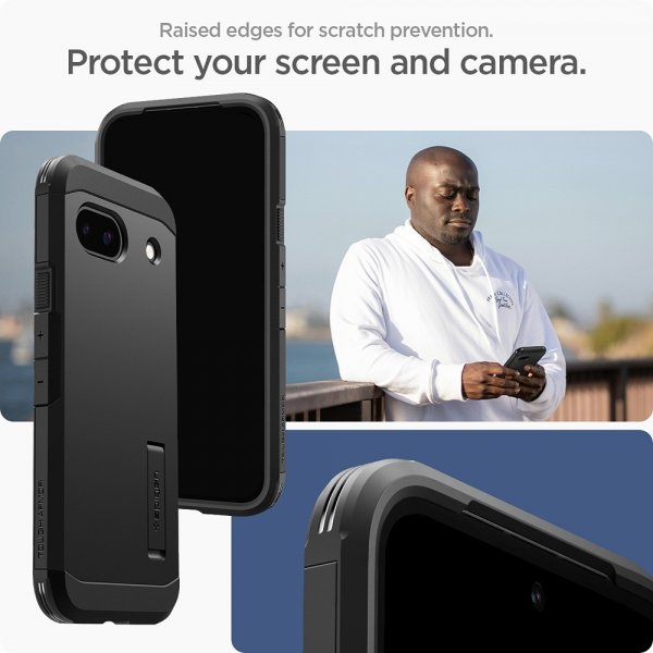 Spigen Google Pixel 8a Suojakuori Tough Armor Musta
