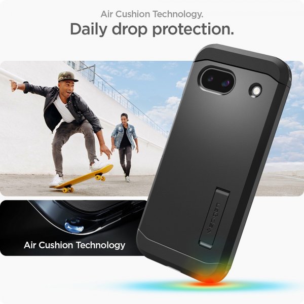 Spigen Google Pixel 8a Suojakuori Tough Armor Musta