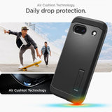 Spigen Google Pixel 8a Suojakuori Tough Armor Musta