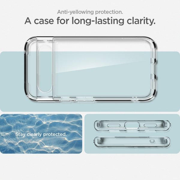 Spigen Google Pixel 8a Ultra Hybrid Crystal Clear -suojakuori