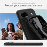 Spigen Google Pixel 8a Suojakuori Ultra Hybrid Mattamusta