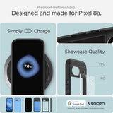 Spigen Google Pixel 8a Suojakuori Ultra Hybrid Mattamusta
