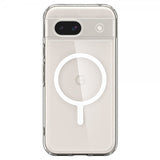 Spigen Google Pixel 8a Kuori Ultra Hybrid Metallirengas MagFit Valkoinen