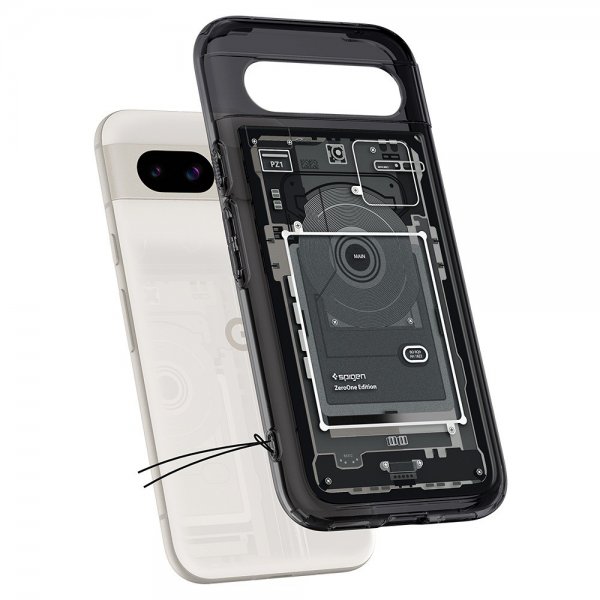 Spigen Google Pixel 8a Kuori Ultra Hybrid Zero One Musta
