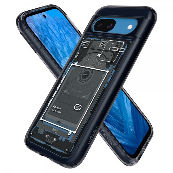 Spigen Google Pixel 8a Kuori Ultra Hybrid Zero One Musta