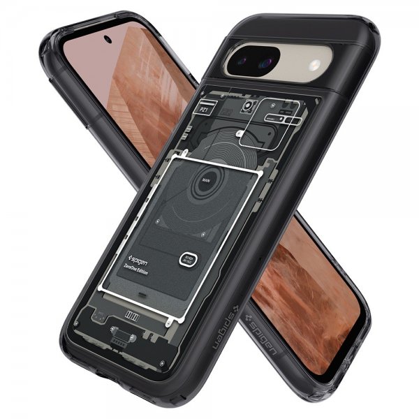 Spigen Google Pixel 8a Kuori Ultra Hybrid Zero One Musta
