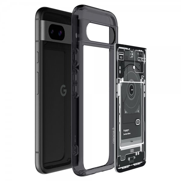 Spigen Google Pixel 8a Kuori Ultra Hybrid Zero One Musta