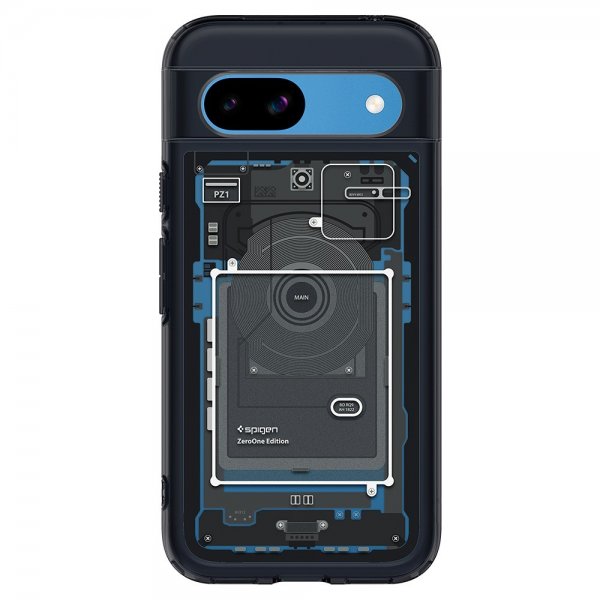 Spigen Google Pixel 8a Kuori Ultra Hybrid Zero One Musta
