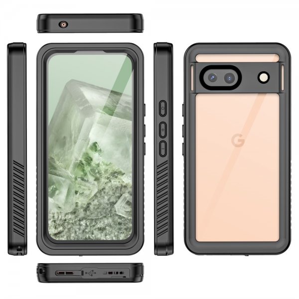 Redpepper Google Pixel 8a Kuori Vedenkestävä IP68 Musta
