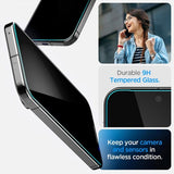 Spigen Google Pixel 9/9 Pro/Pixel 10/10 Pro Näytönsuoja GLAS.tR EZ Fit Privacy 2-pakkaus