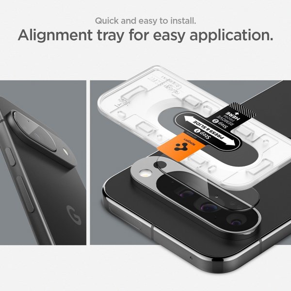 Spigen Google Pixel 9 -kameransuojalasi.tR EZ Fit Optik 2 kpl