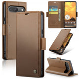 CaseMe Google Pixel 9/Pixel 9 Pro suojakuori 023 Series ruskea
