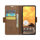 CaseMe Google Pixel 9/Pixel 9 Pro suojakuori 023 Series ruskea