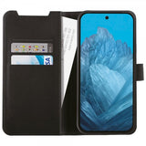 Vivanco Google Pixel 9/Pixel 9 Pro -suojakuori Classic Wallet, musta