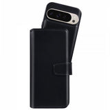Nordic Covers Google Pixel 9/Pixel 9 Pro MagLeather-kotelo, Raven Black
