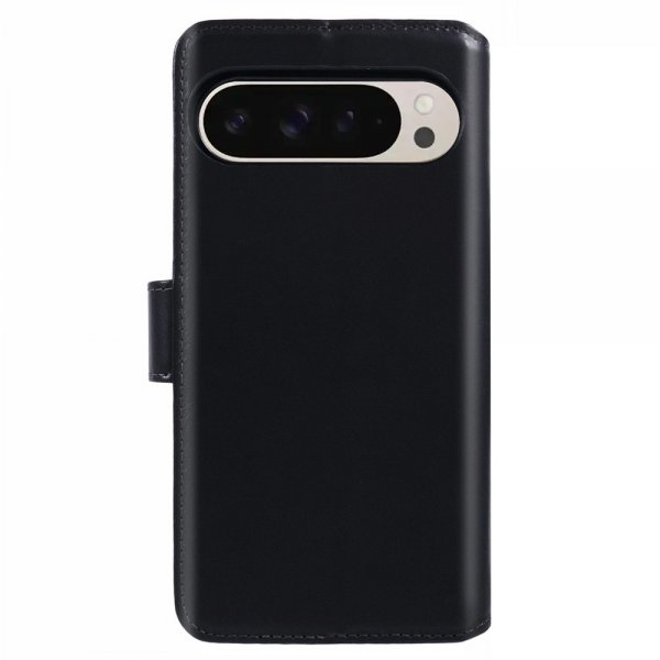 Nordic Covers Google Pixel 9/Pixel 9 Pro MagLeather-kotelo, Raven Black
