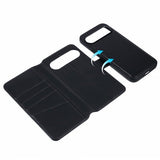 Nordic Covers Google Pixel 9/Pixel 9 Pro MagLeather-kotelo, Raven Black