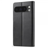 Lc.Imeeke Google Pixel 9/Pixel 9 Pro Suojakotelo Korttipaikalla, Jalustatoiminnolla, Musta