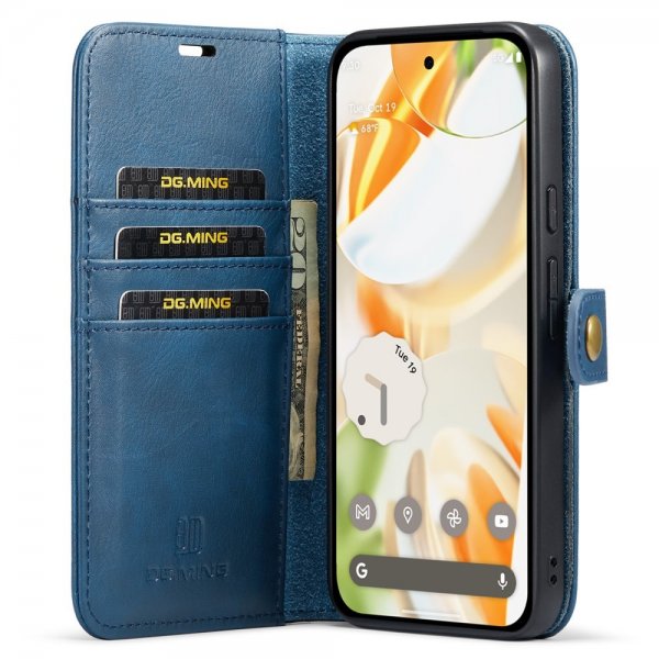 Dg.Ming Google Pixel 9/Pixel 9 Pro Suojakotelo irrotettavalla kuorella, sininen