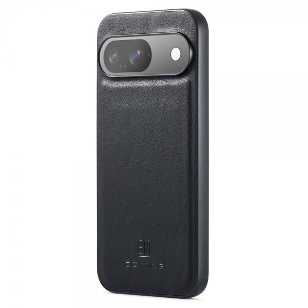 Dg.Ming Google Pixel 9/Pixel 9 Pro -kuori irrotettavalla kuorella, musta