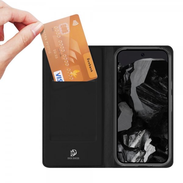 Dux Ducis Google Pixel 9/Pixel 9 Pro -kuori Skin Pro Series, musta