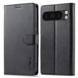 Lc.Imeeke Google Pixel 9/Pixel 9 Pro/Pixel 10/Pixel 10 Pro Kotelo Korttipaikalla Musta