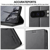 Lc.Imeeke Google Pixel 9/Pixel 9 Pro/Pixel 10/Pixel 10 Pro Kotelo Korttipaikalla Musta