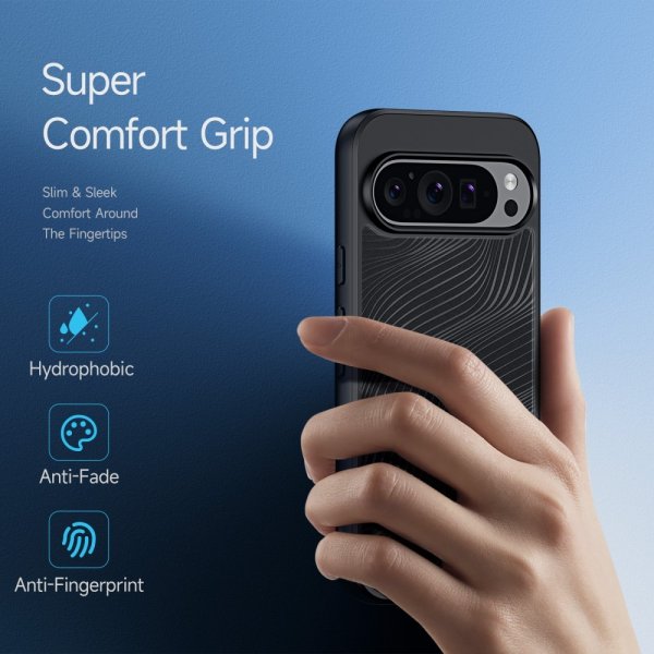 Dux Ducis Google Pixel 9/Pixel 9 Pro Kuori Aimo Series Musta