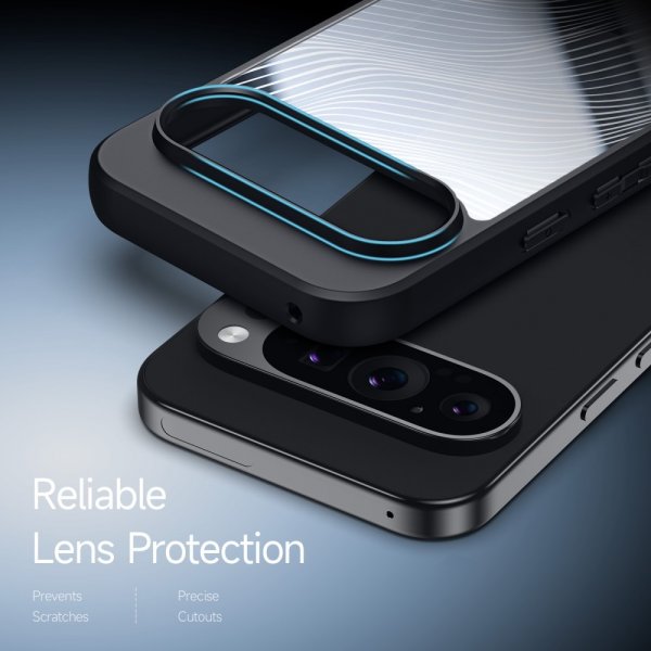 Dux Ducis Google Pixel 9/Pixel 9 Pro Kuori Aimo Series Musta
