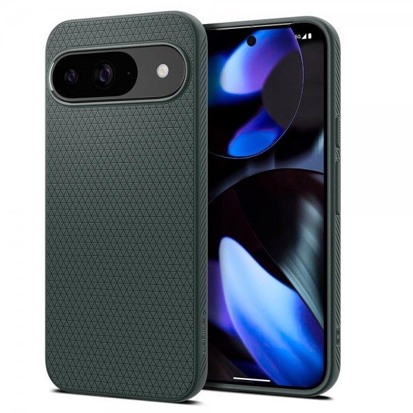 Spigen Google Pixel 9/Pixel 9 Pro Kuori Liquid Air Abyss Green