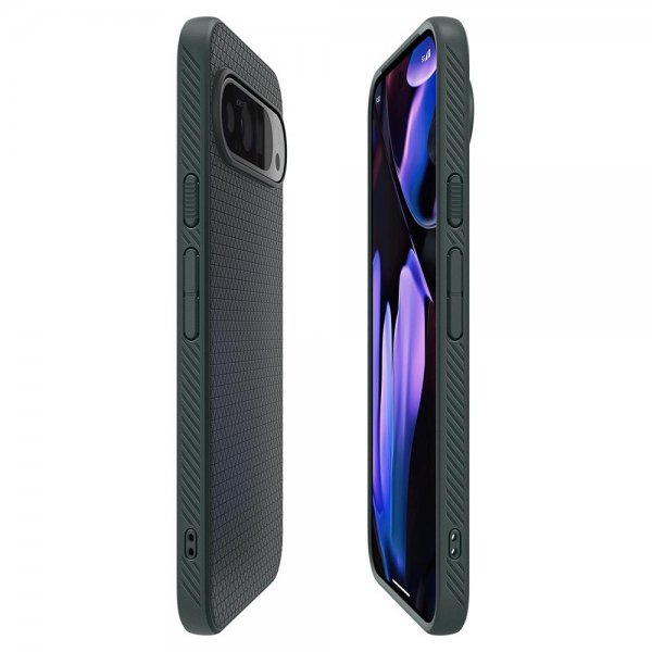 Spigen Google Pixel 9/Pixel 9 Pro Kuori Liquid Air Abyss Green