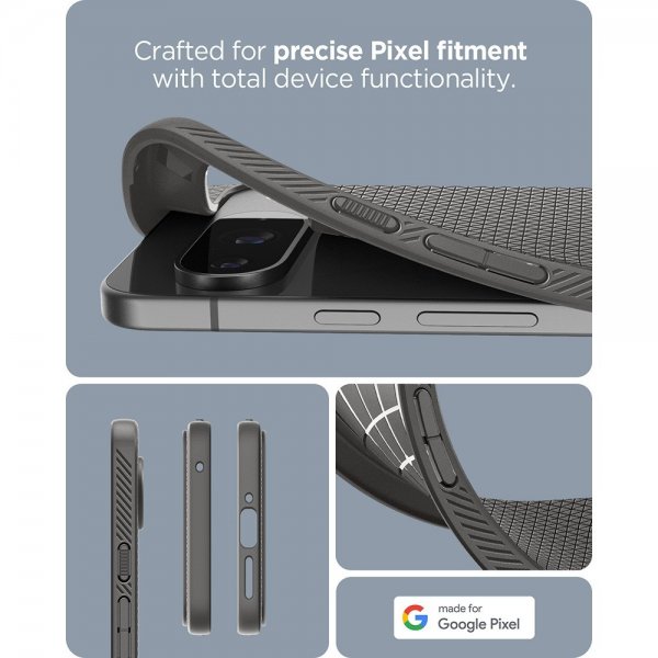 Spigen Google Pixel 9/Pixel 9 Pro Kuori Liquid Air Marble Gray