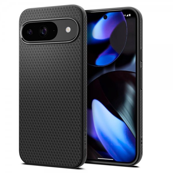 Spigen Google Pixel 9/Pixel 9 Pro Suojakuori Liquid Air Matte Black
