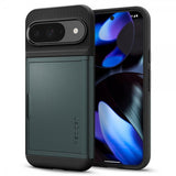 Spigen Google Pixel 9/Pixel 9 Pro Suojakuori Slim Armor CS Abyss Green
