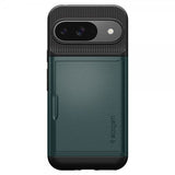 Spigen Google Pixel 9/Pixel 9 Pro Suojakuori Slim Armor CS Abyss Green