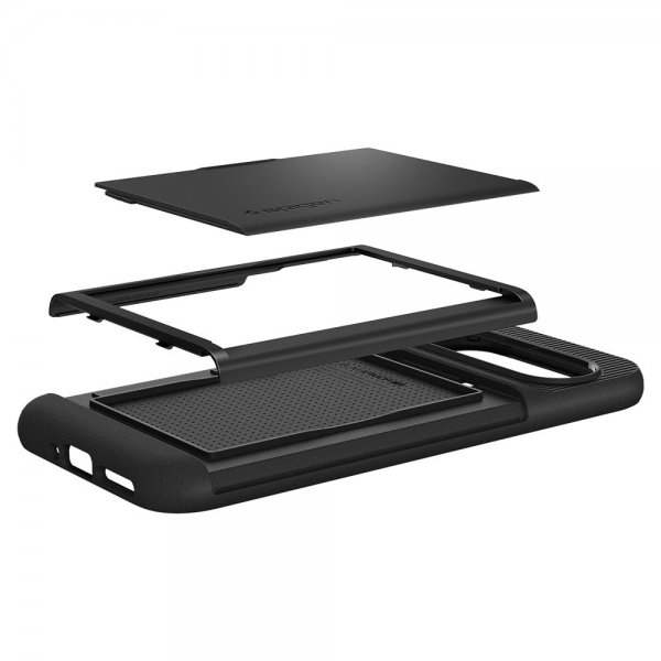 Spigen Google Pixel 9/Pixel 9 Pro Kuori Slim Armor CS Musta