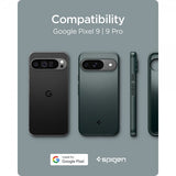 Spigen Google Pixel 9/Pixel 9 Pro Kuori Thin Fit Abyss Green